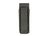 Enkelt Laser-Cut Pistol magasinlomme med Flap - Sort