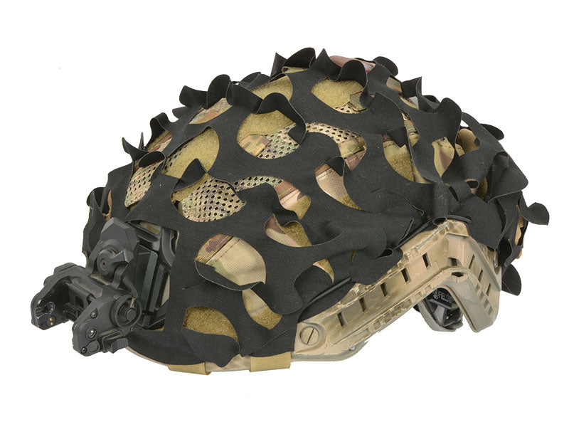3D Laser-Cut Camouflage Cover for High-Cut Helmet