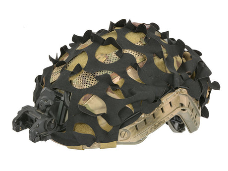 3D Laser-Cut Camouflage Cover for High-Cut Helmet