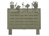 Buckle Up Low Profile Laser-Cut Panel for 3x AR15 / AK Magazines - Ranger Green