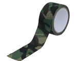 Camouflage Cotton Tape 10m - Standard Woodland