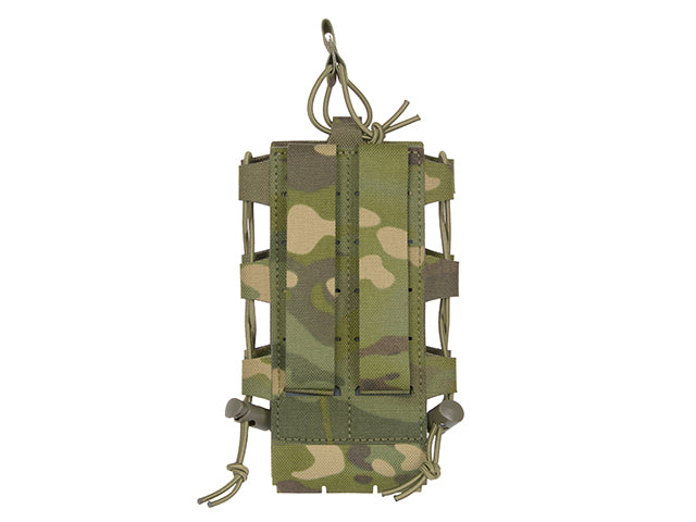 Laser Cut Adjustable Radio / Bottle Pouch with Shockcord - Multicamo Tropic