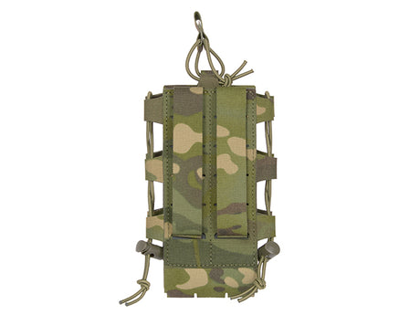 Laser Cut Adjustable Radio / Bottle Pouch with Shockcord - Multicamo Tropic