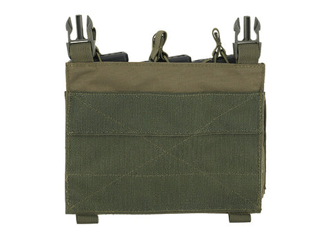 Buckle Up Triple 5.56/Pistol Pouch Panel - Olive