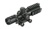 1.5-5x32 Riflescope w/ Integrated Mount, Rails - Black