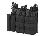 Buckle Up Triple 5.56/Pistol Pouch Panel - BK