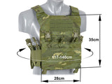 Laser-Cut “Buckle Up" Recon Plate Carrier with AR15/AK Magazine Pouch — MT