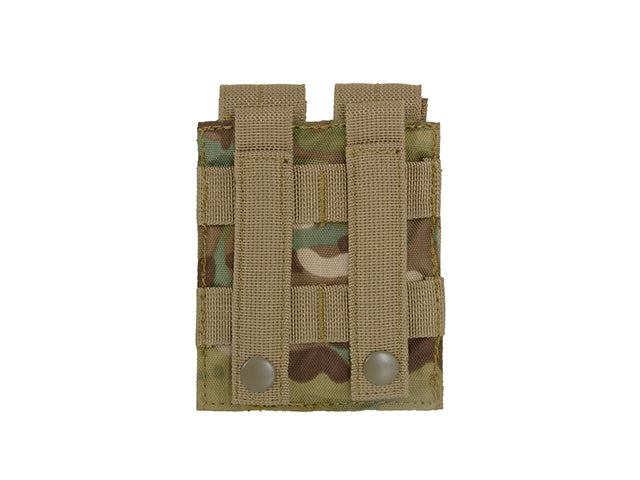 Double pouch for pistol magazines - multicamo