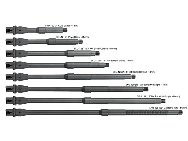 11,5" aluminium løb Karabin til M4/AR15