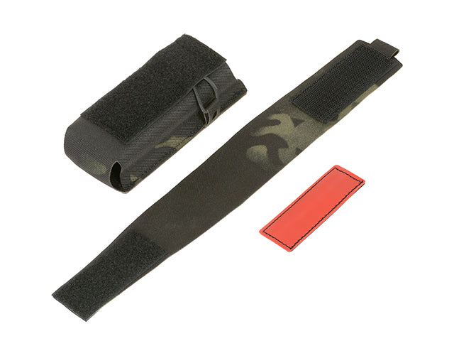 Universal Tourniquet Pouch, Laser Cut Type B - Multicamo Black