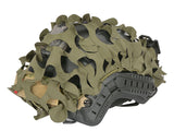 3D Laser-Cut Camouflage Cover for High-Cut Helmet