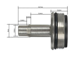 Upgrade rustfrit stål Cylinder Head til VSR Serie