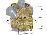 Laser-Cut “Buckle Up" Operator Plate Carrier with AR15/AK Magazine Pouch — Multicamo