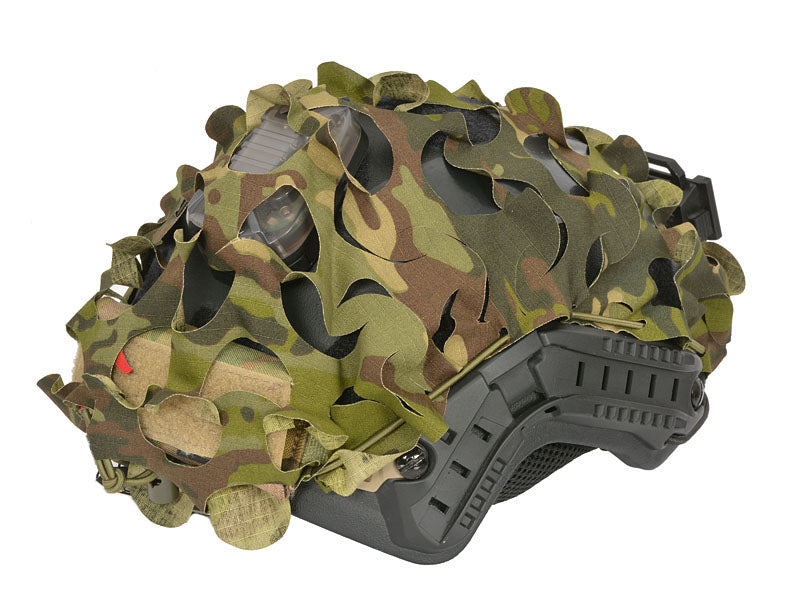 3D Laser-Cut Camouflage Cover for High-Cut Helmet - MT