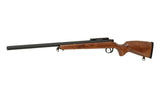 202 bolt-action airsoft riffel - ægte træ