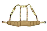 Patrol Tactical Belt with Suspenders MOLLE, Laser Cut - Multicamo