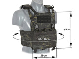 Laser-Cut “Buckle Up" Operator Plate Carrier with AR15/AK Magazine Pouch — MB
