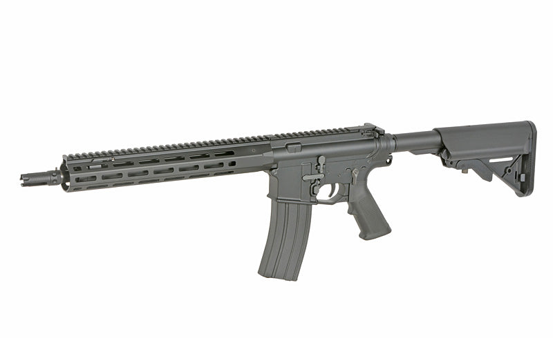 WE13 DSG 13" M4/AR-15 Knight's Armament Airsoft Riffel, 50 RPS, ETU - Sort