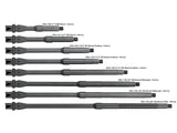 10,3" aluminium løb Karabin til M4/AR15