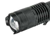Mini telescopic flashlight - Sort
