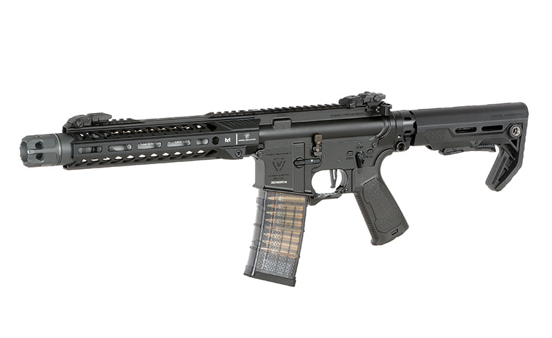 Strike Industries 10" Raider SBR CGS Lightning Serie GBBR Karabin Replica - Sort