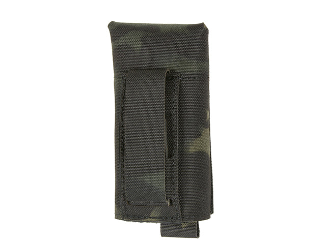 Foldable Bottle Pouch, dual mounting system, Laser Cut - Multicamo Black