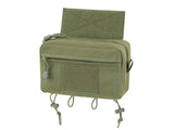 Two-Pocket Utility Pouch with Mounting Panel, Laser Cut