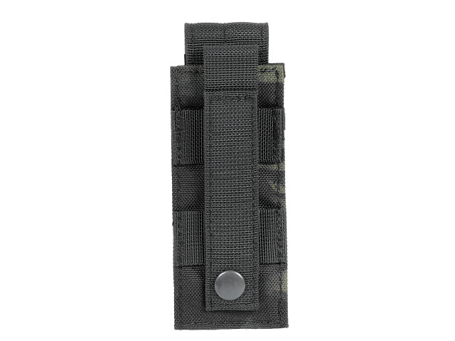 Single pouch for pistol magazines - multicamo black