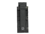 Single pouch for pistol magazines - multicamo black