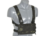 Chest Rig COMPACT - Buckle-up, MOLLE Laser Cut - Multicamo Black