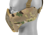 Low-Profile Mesh Mask with Cheek and Ear Protection type A - Multicamo