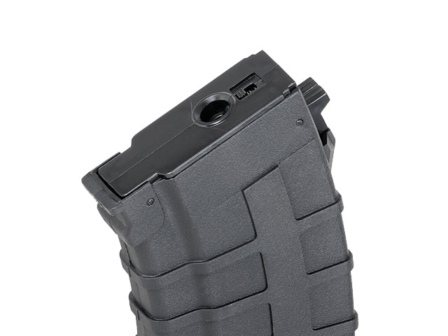 130rd AK47 Reinforced Polymer Magasin - Sort
