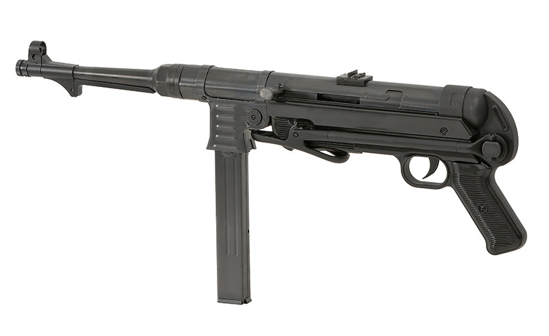 MP40 helmetal AEG maskinpistol Replica - Black/Oxidized