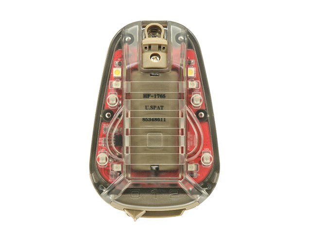 HEL-STAR 6 GEN III hjelm marker - DarkEarth/Red