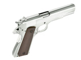 1911 pistol replica with Gas Blowback (GBB) - Silver