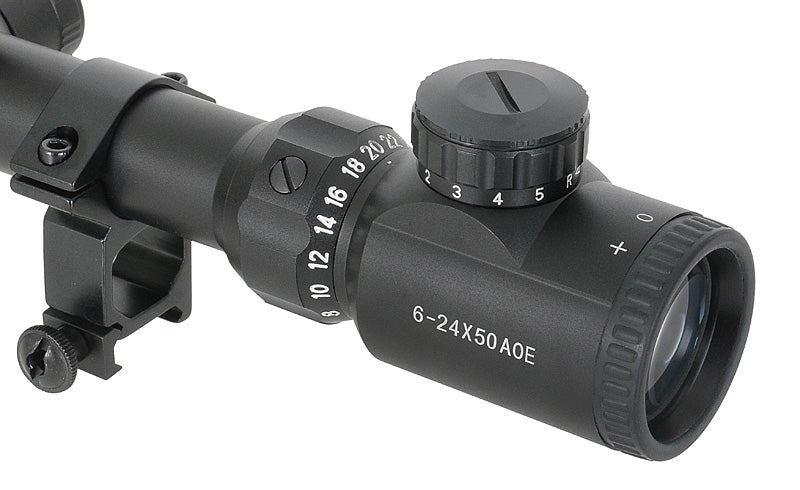 Scope 6-24x50AOE with parallax regulation