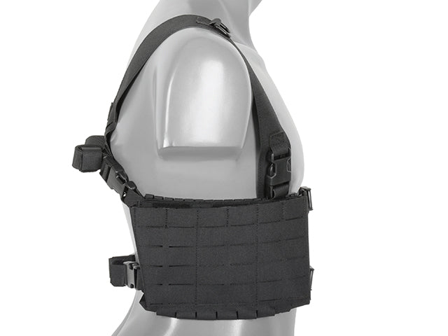 Chest Rig with Two Pouches for 6 AR / AK Magazines, Laser Cut