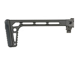 Minimalist Foldbar Skeleton Kolbe til Picatinny Skinne