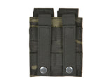 Double pouch for pistol magazines - Multicamo Black