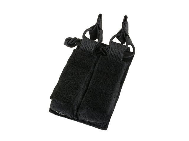Open top double pistol mag pouch