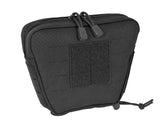 Laser Cut Lower Accessory Utility Pocket with Shockcords for Tourniquet - Black