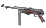 MP40 helmetal AEG maskinpistol Replica - Brown/Oxidized