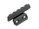 Offset Light/Optic Montage 45 degree - KeyMod - Mlock - Sort