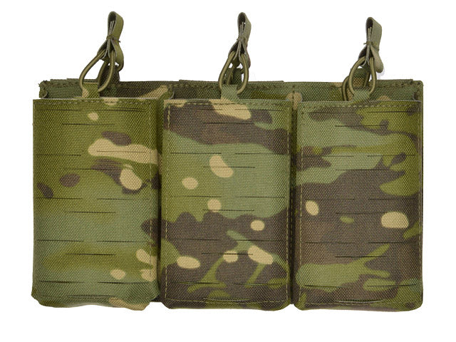 Laser-Cut Panel with 3 AR15 Magazine Pouches - MT