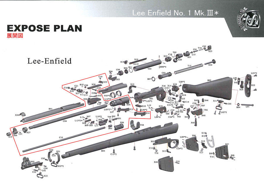 Løb kit til SMLE NO.1 MK III