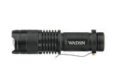 Mini telescopic flashlight - Sort