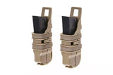 Double Open Pistol magasin Pouch - Tan