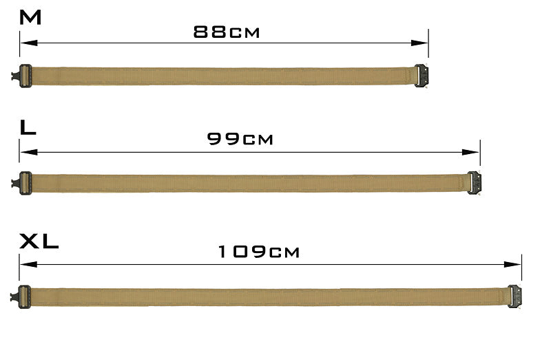 Minimalist EDC Laser-Cut Belt - M