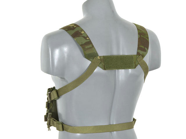 Chest Rig COMPACT - Buckle-up, MOLLE Laser Cut - Multicamo Tropic