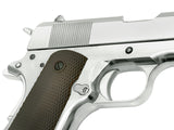1911 pistol replica with Gas Blowback (GBB) - Silver